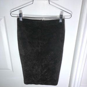 Danier suede pencil skirt